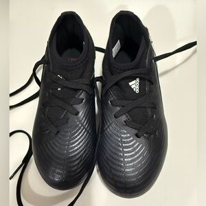 Adidas Kids Black Soccer Shoes